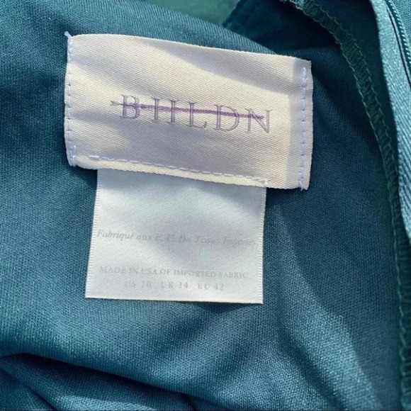 NWT BHLDN Anthropologie Lena Jersey Flutter Sleeve Maxi Dress MOB - Picture 11 of 12